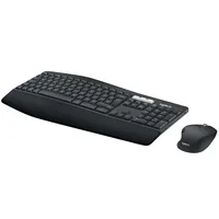 Logitech 920-008221 Tastatur Maus enthalten Universal RF Wireless + Bluetooth QWERTZ Deutsch Schwarz