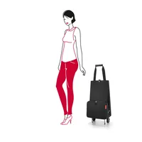 Reisenthel Einkaufstrolley  Black - Breite: 29 cm - Detailfarbe: Schwarz matt - Schwarz - Material: Polyester - Höhe: 66 cm - Länge: 27 cm