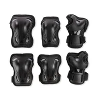 ROLLERBLADE Protektorenset Skate Gear 3 Pack - Körperbereich: Ellbogen - Knie - Hände - Zielgruppe: Herren - Damen - Set: Ja - Farbe: Schwarz - Grösse: L