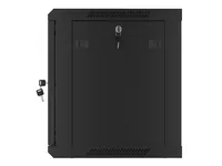 LANBERG 19 9U 600x450 Wandschrank Metalltür schwarz