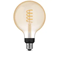 Philips Hue White Ambiance E27 Einzelpack Giant Globe Filament 550 lm - Lampensockel: E27 - Farbtemperatur Kelvin: 2700 K - Aussenanwendung: Nein - Gesamtleistung: 7 W - Leuchten Kategorie: Leuchtmittel - Lichtfarbe: Kaltweiss/Tageslichtweiss (KW) - Neutr