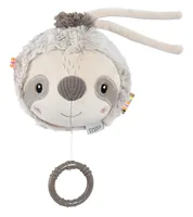 fehn Spieluhr Faultier - Material: Polyester - Plüsch - Detailfarbe: Beige - Grau