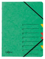 PAGNA Fächermappe EASY A4 24061-03 grün 7 Fächer