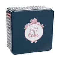 Städter Vorratsdose All you need is cake 2.1 l, Mehrfarbig - Produkttyp: Vorratsdose - Materialtyp: Metall - Material: Weissblech - Detailfarbe: Mehrfarbig - Set: Nein - Verpackungseinheit: 1 Stück