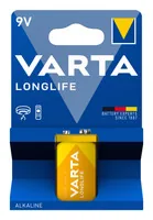 VARTA Batterie 4122101411 Longlife, 9V/LR61, 1 Stück