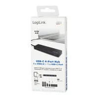 Logilink USB 3.1 HUB 31-port Type-C schwarz