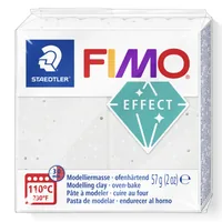 Fimo Modelliermasse Soft Weiss Granit - Packungsgrösse: 57 g - Trocknung: Ofenhärtend - Modelliermasse Art: Modelliermasse - Set: Nein - Anwender: Erwachsene - Hobbyanwender - Detailfarbe: Granit - Weiss