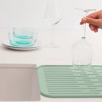 Brabantia Abtropfmatte Silicon Jade Green