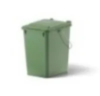 Verwo Komposteimer Mit Deckel 10 l, Grün - Anzahl Behälter: 1 - Detailfarbe: Grün - Form: Eckig - Fassungsvermögen: 10 l - Höhe: 30 cm - Material: Kunststoff