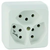 Steffen 13M6219 socket-outlet Type J White