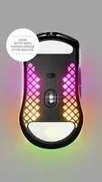 Steel Series Gaming-Maus Aerox 3 Schwarz - Maus Features: Spritzwassergeschützt - Programmierbare DPI-Einstellung - Staubgeschützt - RGB-Beleuchtung - Daumentaste - Beleuchtung - Bedienungsseite: Rechtshänder - Detailfarbe: Schwarz matt - Schwarz - Gewich