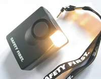 KH Security Personenalarm Safety First universal mobil - Alarmierung: Akustisch - Blitzlicht - Detailfarbe: Schwarz