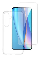4smarts 360° Protection Set für Samsung Galaxy S25+ - Grundfarbe: Transparent - Fallsicher: Nein - Kompatible Hersteller: Samsung - Detailfarbe: Transparent - Mobiltelefon Kompatibilität: Galaxy S25+ - Material: Polycarbonat (PC)