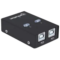 MANHATTAN Umschalter USB 2.0 2-Port schwarz