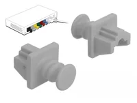 Delock Blindstecker/Staubschutz RJ45 10 Stück - Zubehörtyp: Staubschutz - Detailfarbe: Grau - Verpackungseinheit: 10 Stück