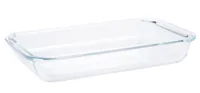 FURBER Auflaufform Glas, 2.2 L, Eckig - Materialtyp: Glas - Material: Borosilikatglas - Detailfarbe: Transparent - Set: Nein - Verpackungseinheit: 1 Stück - Form: Eckig