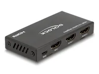 DeLOCK HDMI Splitter 1 x HDMI in to 2 x HDMI out 4K 60 Hz with downscaler