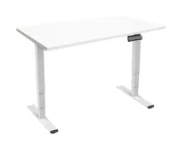Contini Stehtisch 120 x 60 cm, mit Tischplatte, Weiss - Tiefe: 60 cm - Breite: 120 cm - Material: Metall - Spanplatte - Höhe: 73 cm - 123 cm - Gewicht: 30.5 kg - Belastbarkeit: 50 kg