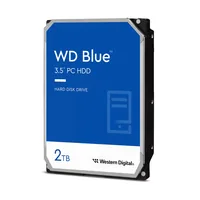 Western Digital Harddisk WD Blue 3.5 SATA 2 TB - Speicher Anwendungsbereich: Desktop-PC - Speicherkapazität total: 2 TB - Dauerbetrieb: Nein - Speicherschnittstelle: SATA - Festplatten Formfaktor: 3.5 - HDD Umdrehungsgeschwindigkeit: 5400 rpm
