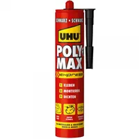 UHU Montagekleber POLY MAX POWER Schwarz 472 ml, Schwarz - Eigenschaft: Flüssig - Geeignete Oberflächen: Universal - Packungsgrösse: 472 ml - Art: Montagekleber - Detailfarbe: Schwarz