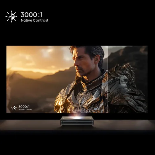 Hisense PX3 projecteur TV Projecteur à focale ultra courte 2800 ANSI lumens UHD 4K (3840x2160) Noir, Gris foncé