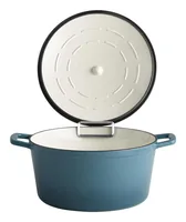 APS Bräter 5 Stars 6 l, Türkis - Material: Eisen - Gusseisen - Topfart: Bräter - Kompatible Kochfelder: Backofen - Induktion - Antihaftbeschichtung: Keine Angaben - Detailfarbe: Türkis - Spülmaschinenfest: Nein
