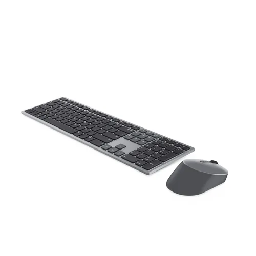Dell Tastatur-Maus-Set KM7321W Multi-Device Wireless US-Layout - Maus Features: Umschaltbare DPI-Auflösung - Easy Switch - Scrollrad - Tastatur Typ: Standard - Business - Tastaturlayout: QWERTY (US-INT) - Tastatur Features: Hotkeys - Ziffernblock - Einste