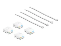 Delock Keystone-Modul LSA Leiste zu RJ45 Buchse Cat.6A UTP 4 Stück - Modultyp: Keystone - Anschluss Front: Buchse RJ-45 - Anschluss Rück: LSA - Medientyp: Netzwerk - Schirmung: Nein - Detailfarbe: Weiss