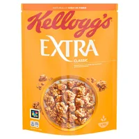 Kellogg's Müesli Extra Classic 450 g - Produkttyp: Getreide - Nährwertangabe pro: 100 g - Energiegehalt (in kj): 2007 KJ - Energiegehalt (in kcal): 479 Kcal - Fett: 22 g - Gesättigte Fettsäuren: 8.1 g