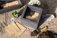 Windhager Jutefilz Wasserspeichermatte 4 Stück - Vlies Art: Matte