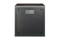 WALL MOUNTING CABINET 600X600MM 12U UNIQUE 643X600X600 MM BLACK