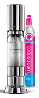 Sodastream Wassersprudler Enso mit Quickconnect und Flasche Silber - Breite: 16.1 cm - Höhe: 45 cm - Tiefe: 27.2 cm - Detailfarbe: Silber - Passender Zylinder: 60 l - Im Lieferumfang enthaltene Flaschen: 1