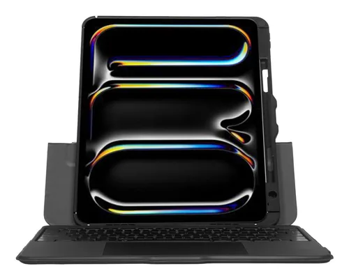 TARGUS Versavu - Tastatur und Folio mit Trackpad - kabellos - Bluetooth 5.0 - QWERTY - GB - Schwarz