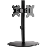 Techly Schreibtischhalterung für 2 LCD TV LED 17-32""schwarz