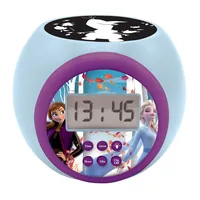 Lexibook Disney Frozen Projektionswecker - Anzeige: Digital - Detailfarbe: Hellblau - Violett - Stromversorgung: Batteriebetrieb