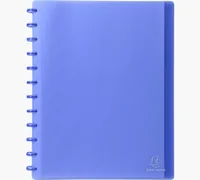 Exacompta Sichtbuch A4 Blau/Transparent - Typ: Sichtbuch - Ausstattung: Herausnehmbare Hüllen - Detailfarbe: Transparent - Blau - Material: Polypropylen (PP)