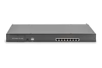 Digitus DS-72216 switch per keyboard-video-mouse (kvm) Montaggio rack Nero
