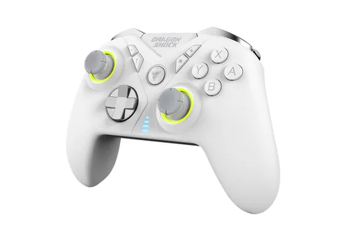 Dragonshock Nebula Pro White Bluetooth Gamepad Nintendo Switch