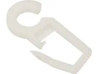 Gardinia Faltenlegehaken Weiss, 10 Stück, 10 mm - Detailfarbe: Weiss - Zubehörtyp: Faltenlegehaken