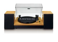 Lenco Musik-System LS-300 Braun - Radio Tuner: Kein Tuner - Detailfarbe: Braun - Lautsprecher Kategorie: Regallautsprecher - Verbindungsmöglichkeiten: Bluetooth - System-Kompatibilität: Keine