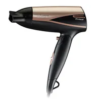 Trisa Ionic Glamour hair dryer 1600 W Black, Gold