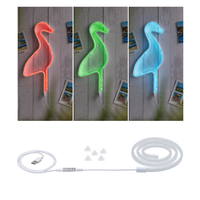 Paulmann LED-Stripe Neon Flex RGB 1 m - Lampensockel: LED fest verbaut - Aussenanwendung: Nein - Inklusive Netzteil: Nein - Dimmbar: dimmbar - Set: Ja - Länge: 1 m