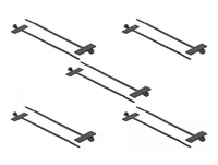 Delock Kabelbinder mit Beschriftungsfeld L 100 x B 2,5 mm schwarz 10 Stück