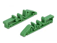 Delock Halterung 85 mm Hutschienenclip für Platine, 4 Stück - Zubehörtyp: Platinenhalterung - Set: Ja