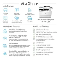 HP LaserJet Enterprise MFP M430f Laser A4 1200 x 1200 DPI 38 Seiten pro Minute