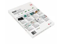 GBC Laminierfolie Matt Pouch A3, 100 Stück - Mediengewicht: 75 µm - Folien Anwendungsbereich: Heisslamination - Folien Effekt: Wasserabweisend - Verpackungseinheit: 100 Stück - Papierformat: A3 - Zubehörtyp: Laminierfolie