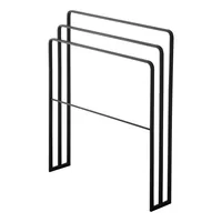 Yamazaki Handtuchhalter Tower Schwarz - Befestigung: Boden - Material: Stahl - Farbe: Schwarz