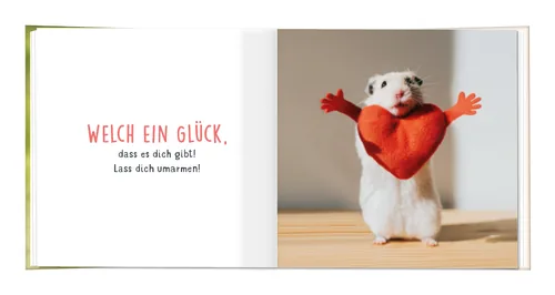 Grafik Werkstatt Minibuch Heute ist dein Glückstag - Sprache: Deutsch - Thema: Achtsamkeit - Anlass: Geburtstag - Empfänger Geschenke: Für Frauen - Für Männer - Produkttyp Geschenke: Buch