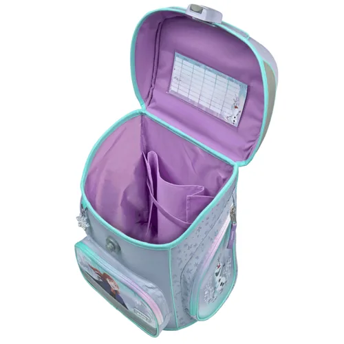 Scooli Schulthek-Set Disney Frozen 5-teilig - Altersempfehlung ab: 6 Jahren - Wasserabweisend: Ja - Detailfarbe: Hellblau - Violett - Gewicht: 1000 g - Volumen: 18 l - Motiv: Frozen