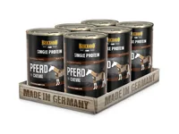 Belcando Nassfutter Single Protein Pferd, 400g - Tierbedürfnis: Kein besonderes Bedürfnis - Geschmacksrichtung: Pferd - Zertifikate: Keine Zertifizierung - Fleischsorte: Pferd - Futtereigenschaft: Getreidefrei - Ohne künstliche Zusätze - Single Protein - 